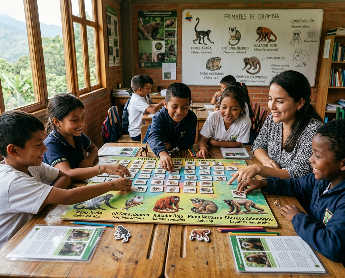 Jugar para aprender: el arte de conocer nuestros primates.